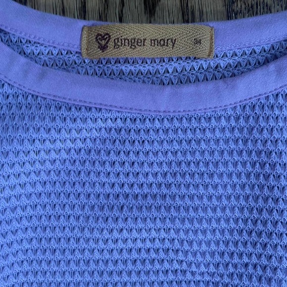 Lovely lilac summer beach coverup by Ginger Mary - Picture 3 of 6